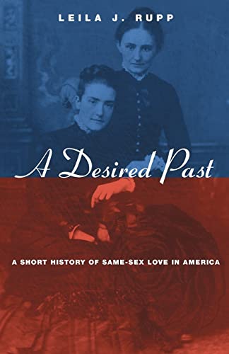 Book cover: “A Desired Past” with portraits of two women in Victorian dress.