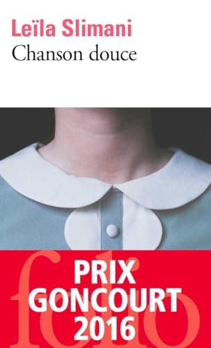 Book cover: “Chanson douce” by Leila Slimani, featuring a child’s collar.