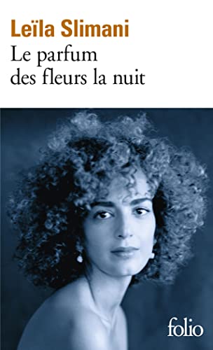 Book cover with portrait of a woman with curly hair, blue tones.