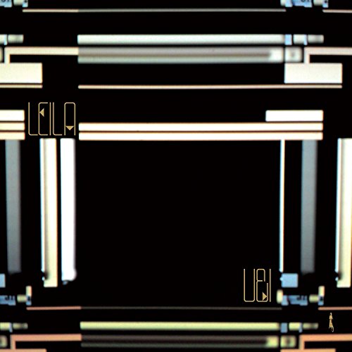 Black vinyl record cover with white geometric lines and “Leila - U&I” text.