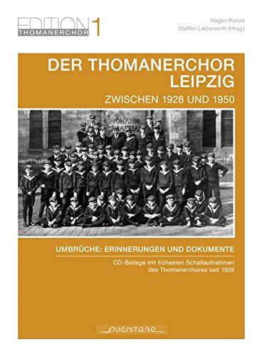 CD cover featuring a vintage photograph of the Leipzig Thomanerchor boys' choir.