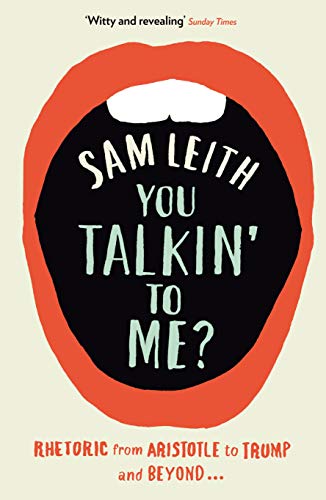Book cover with a large red mouth and bold white text: "You Talkin' To Me?".
