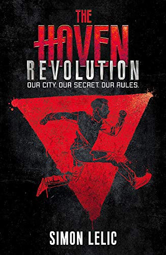 Book cover: "Revolution: Book 2 (The Haven)" with a running figure in red.