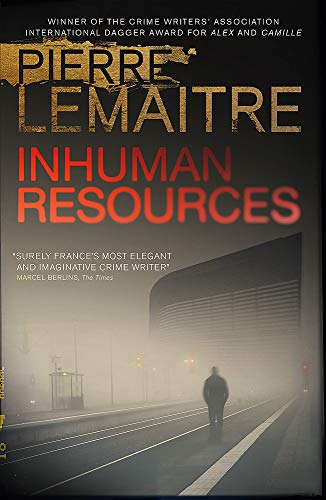 Book cover: dark, foggy train platform with a lone figure walking away.