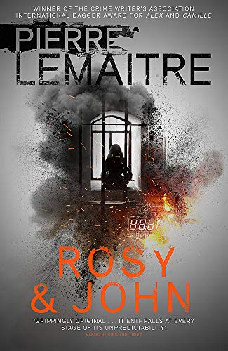 Book cover for Rosy & John by Pierre Lemaitre featuring a silhouette in smoke.