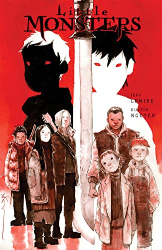 Little Monsters Volume 2" cover: group of children with a shadowy figure.