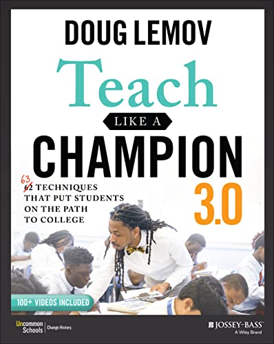 Book cover for Teach Like a Champion 3.0 featuring a teacher helping students.