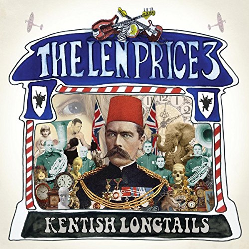 CD cover for "The Len Price 3 - Kentish Longtails" with collage imagery.