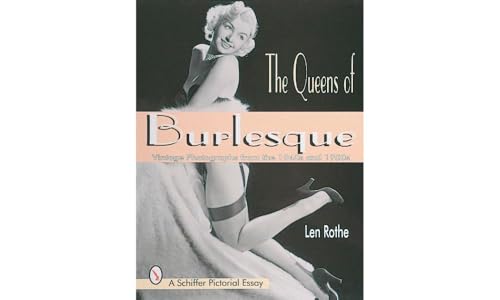 Book cover featuring a vintage black and white photo of a burlesque dancer.