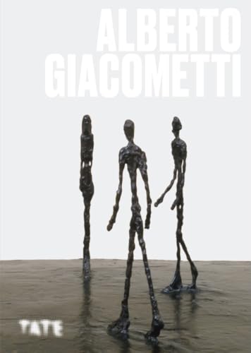 Book cover featuring three thin, elongated bronze figures by Alberto Giacometti on a platform.