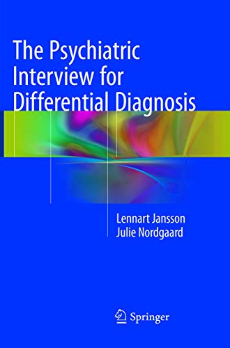 Book cover: "The Psychiatric Interview for Differential Diagnosis" by Jannsson & Nordgaard.