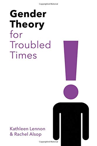 Book cover: "Gender Theory for Troubled Times" with abstract figure.