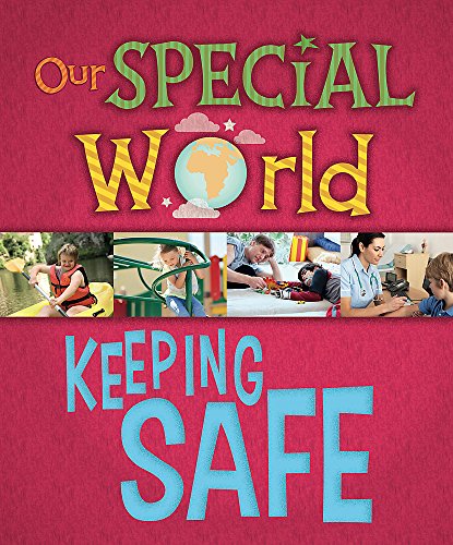 Book cover: "Keeping Safe," showing children in various safe scenarios.