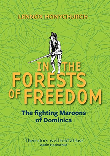 Book cover: green background, illustration of a figure with a rifle.