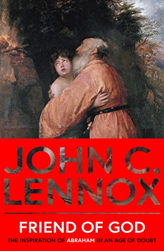Book cover featuring a painting of Abraham and Isaac with bold red text overlay.