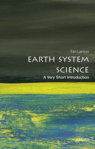 Book cover: “Earth System Science” with abstract green and yellow imagery.