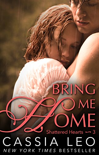Book cover: two people embracing, rain falling, red title "Bring Me Home".