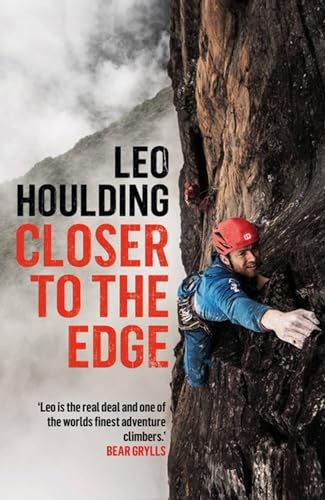 Book cover: rock climber rappelling down a steep, rocky cliff face.