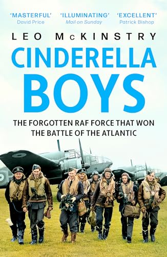 Book cover: “Cinderella Boys” depicts WWII RAF airmen and a bomber plane.