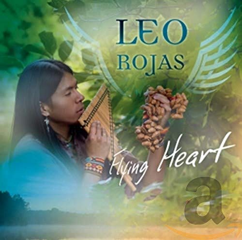 Leo Rojas album cover featuring a man playing a pan flute.