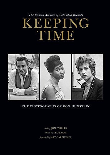 Book cover: "KEEPING TIME" with portraits of Jerry Wexler, Etta James, and Bob Dylan.