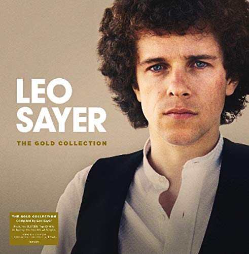 "Leo Sayer vinyl record cover featuring a portrait of the artist with curly hair."