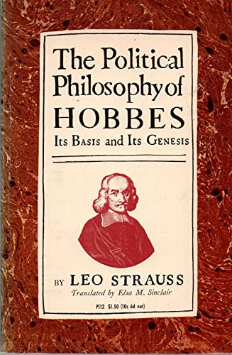 Book cover: “The Political Philosophy of Hobbes” with portrait of Thomas Hobbes.