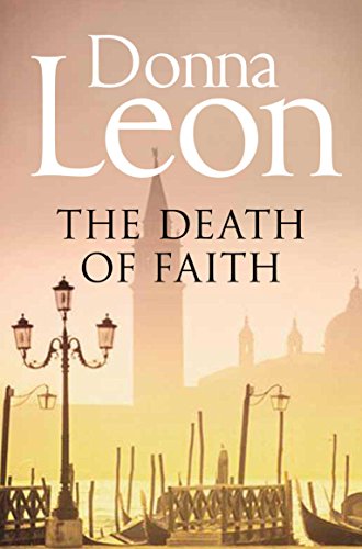 Book cover showing a misty Venetian canal scene with gondolas and a lamp post.