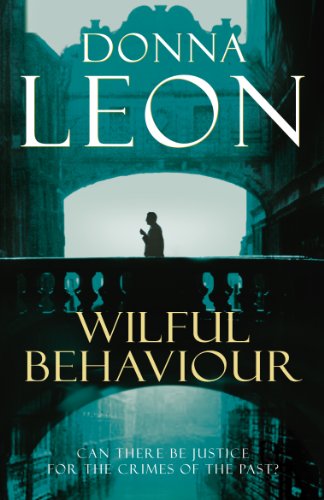 Book cover: a silhouetted figure on a bridge in Venice, teal tones.