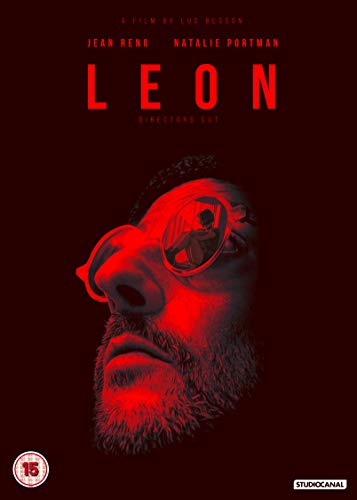 DVD cover for Leon featuring a close-up of a man wearing round sunglasses.