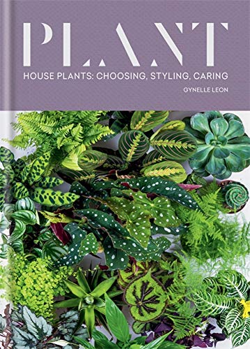 Book cover featuring a variety of lush green houseplants.
