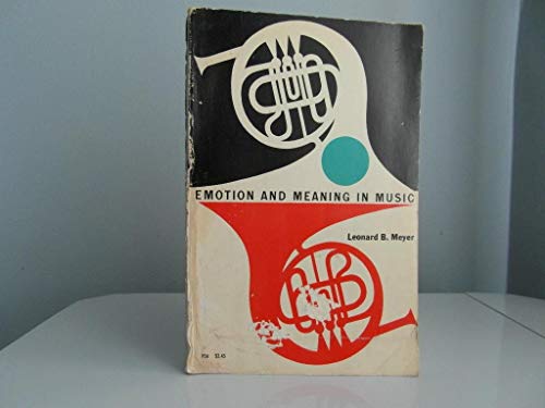 Book cover: “Emotion and Meaning in Music” with a French horn design.