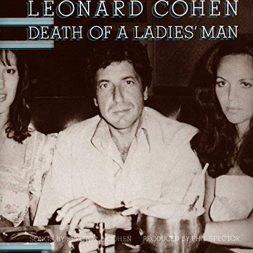 Leonard Cohen album cover, "Death Of A Ladies Man", with two women.