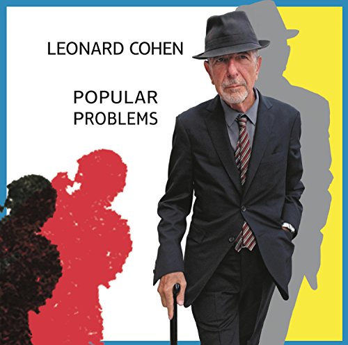 Leonard Cohen album cover featuring a man in a suit and hat holding a cane.