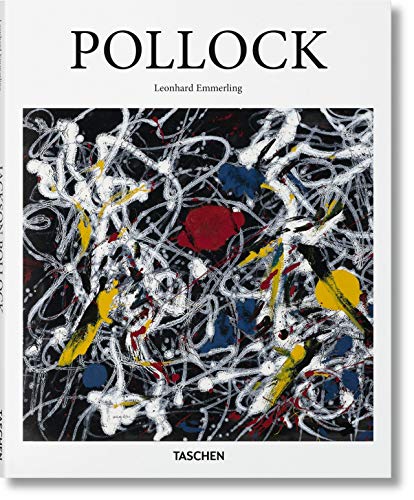 Book cover featuring Jackson Pollock’s abstract expressionist painting with drips.