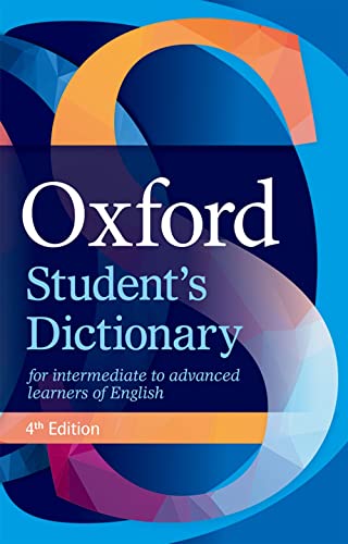 Cover of the Oxford Student’s Dictionary, 7th edition, with a large “S”.