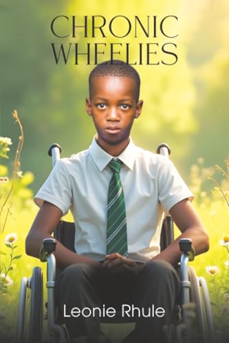 Book cover: young Black boy in wheelchair, wearing school uniform.