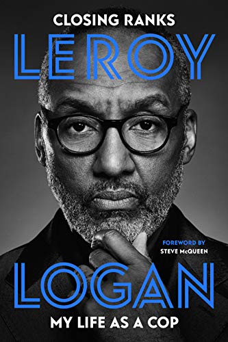 Black and white book cover featuring a man with glasses and contemplative expression.