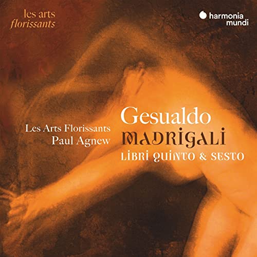 CD cover for Gesualdo’s Madrigali, featuring Renaissance-style artwork.