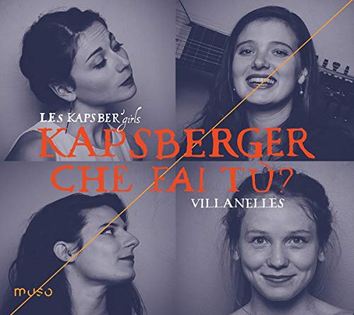 "CD cover with four black-and-white female portraits and orange and white text overlay."