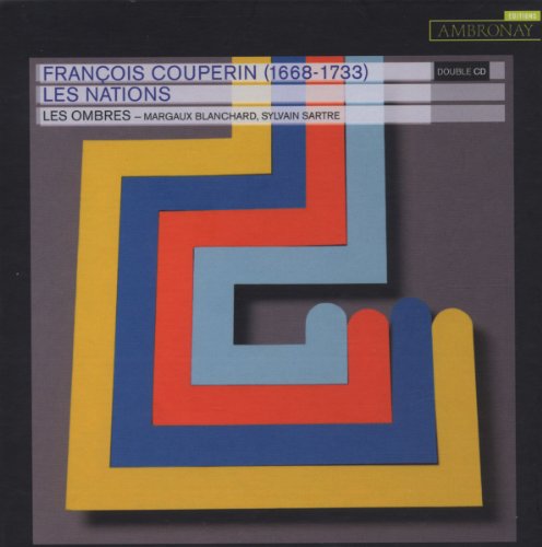 CD cover for “Les Nations” by Francois Couperin, abstract geometric design.