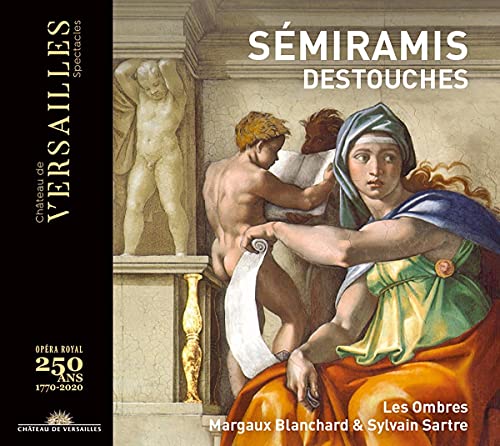 CD cover: painting of figures, text “Semiramis Destouches” and “Les Ombres”.