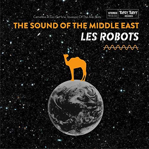 Record cover: Earth with a camel silhouette against a starry background.