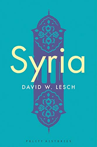 Book cover for “Syria: A Modern History” with ornate purple design.