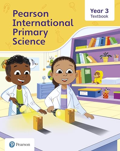 Year 3 Pearson International Primary Science textbook cover with children.