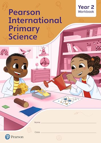 Year 2 Science workbook cover with children doing experiments.