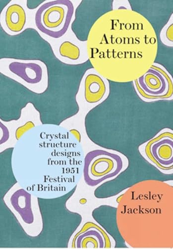 Book cover with abstract crystal patterns and text: "From Atoms to Patterns".
