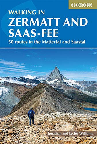 Book cover featuring the Matterhorn and a hiker in a mountain landscape.