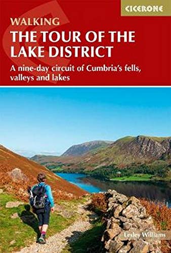 Book cover showing a hiker on a trail overlooking a lake and mountain landscape.