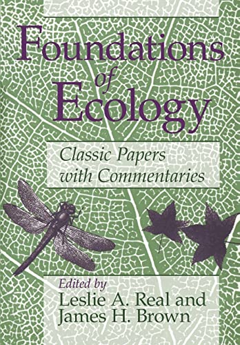 Book cover: "Foundations of Ecology" with leaf background and dragonfly.